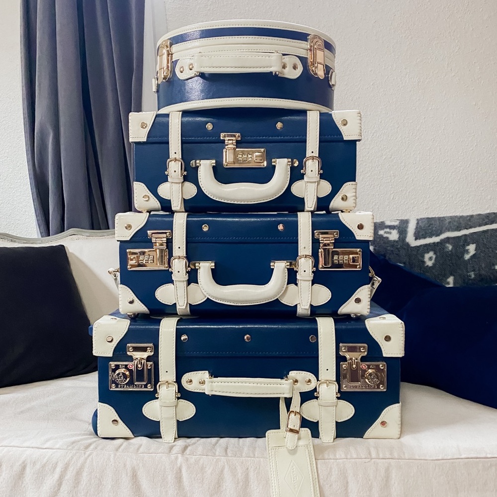 Steamline Navy Entrepreneur Luggage Set (4 pieces)